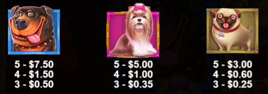 The Dog House slot high paying symbols