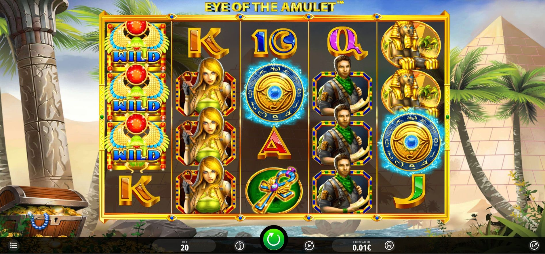 Eye of the Amulet slot iSoftBet review