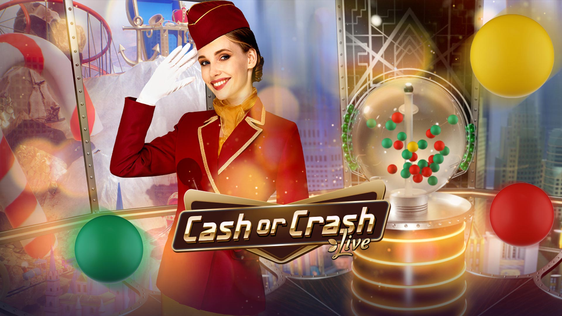 Cash or Crash live casino strategy tips with multiplier ladder and gold ball