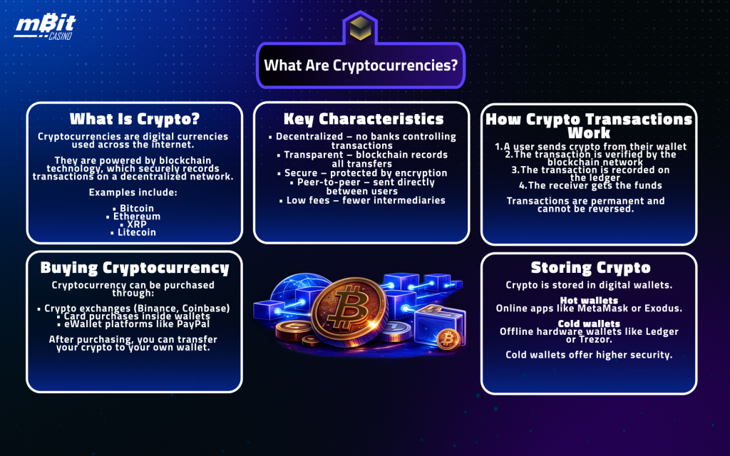 explaining cryptocurrencies infographic